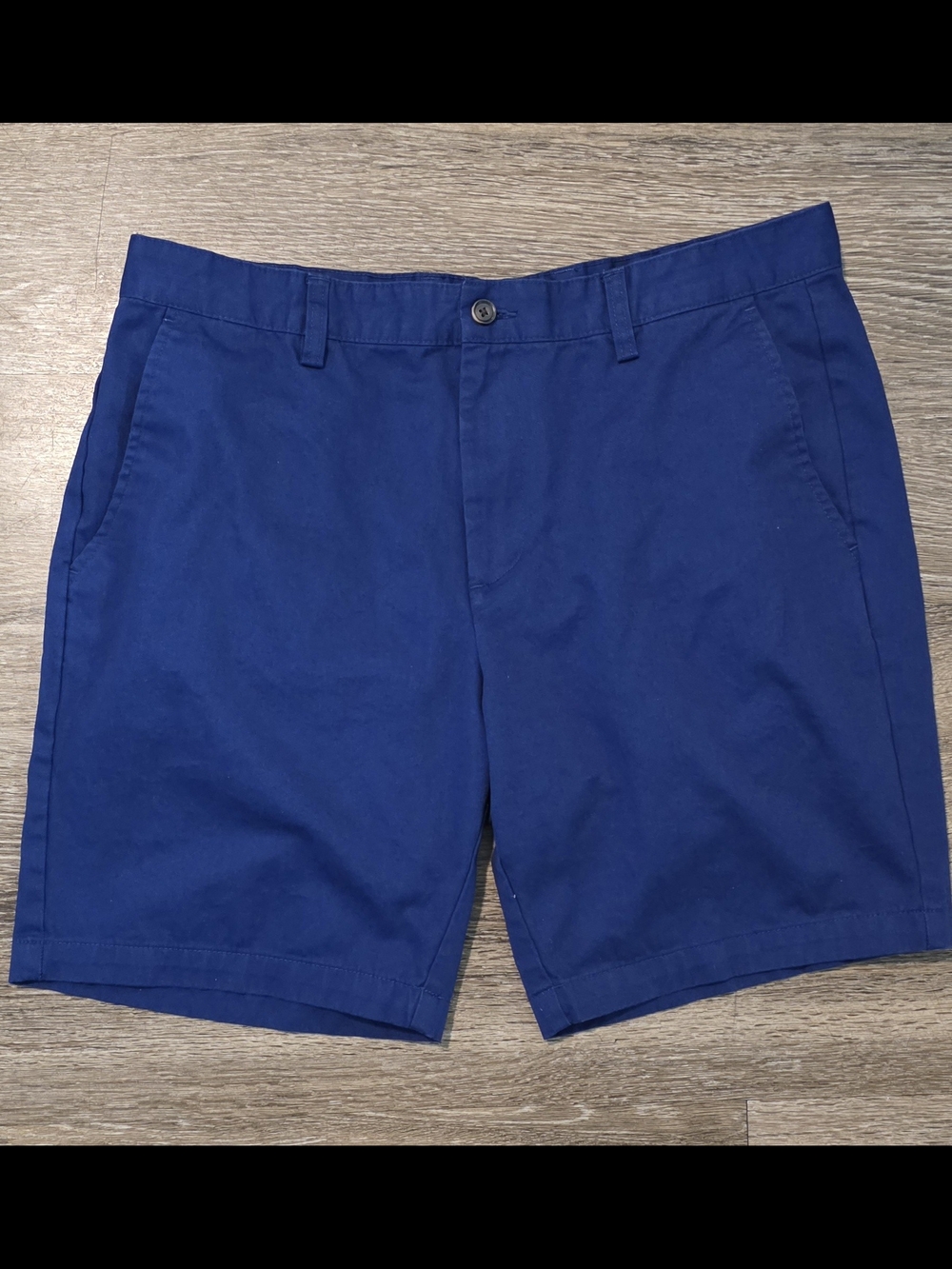 Men's Blue Cotton Shorts State & Stone W34